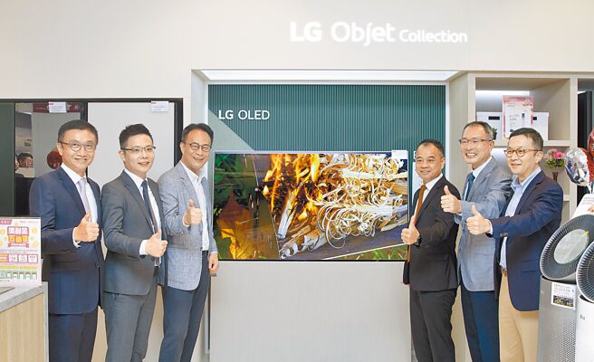 LG与集雅社合作，在新北宏匯广场6楼打造「LG百货旗舰店」。图／台湾LG电子提供