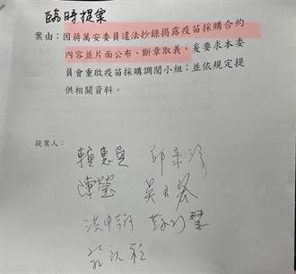 綠委提案控蔣萬安違法揭露 國民黨轟私設刑堂