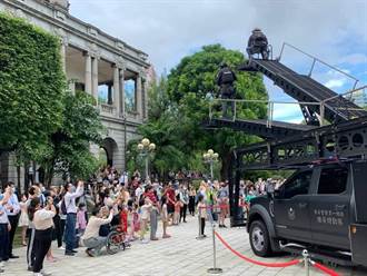 2022國際組織日 警政署「突擊梯車」首開進台北賓館展示