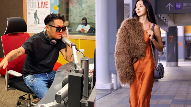 曹格与造型师爱妻吴速玲(右)结婚14年，如今婚变传闻不断。(图/曹格、吴速玲 IG)