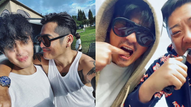 曹格近来与友人夫妻带小孩上山露营。(图/曹格 IG)