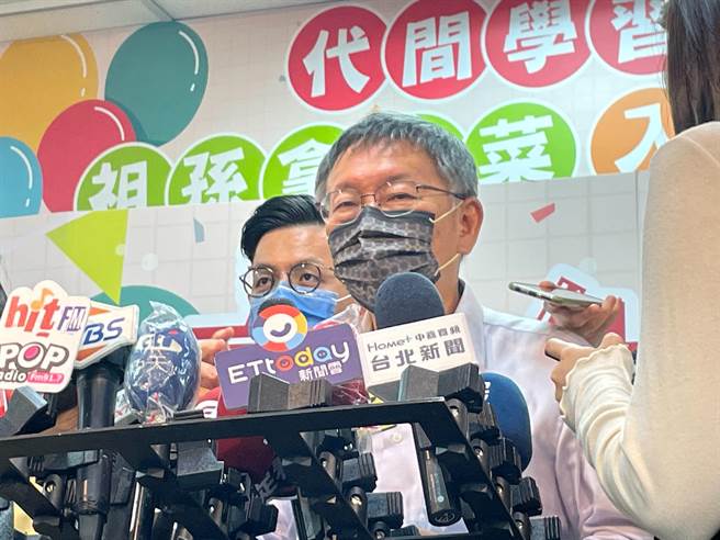 台北市长柯文哲。（黄婉婷摄）