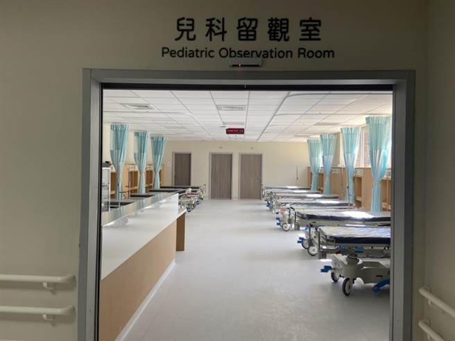 全国第1座由地方政府以BOT方式筹建的新竹市立马偕儿童医院将于11月正式营运。（陈育贤摄）