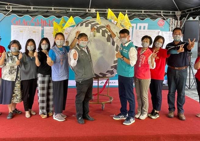 「南投国姓抢成功」系列活动于28日至30日接续展开，国姓乡公所24日在国姓护国宫举行宣传记者会。（杨静茹摄）