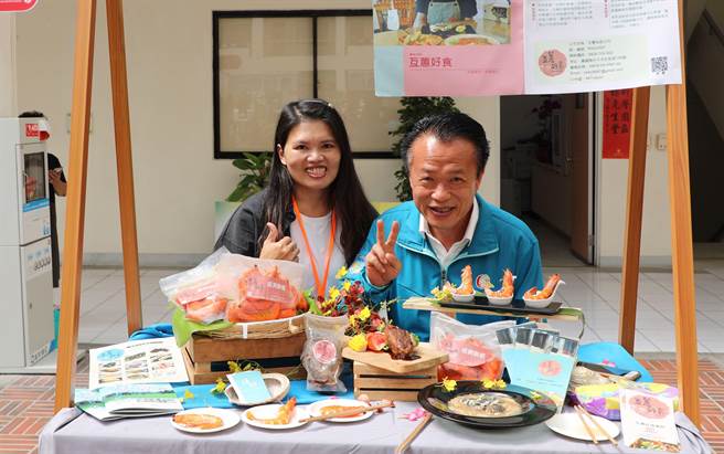 「互蕙有限公司」为总铺师2代经营，因应疫情求新求变，投入私房料理冷冻调理包研发。（嘉义县政府提供∕吕妍庭嘉义传真）