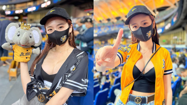 超凶象迷妹火辣身材意外引起热议，而网友发现她是一名叫邱寗的正妹。（图／IG@邱寗）