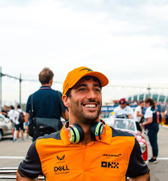 麦拉伦F1赛车手丹尼尔·里奇亚多是OKX的全球代言人 (OKX提供)