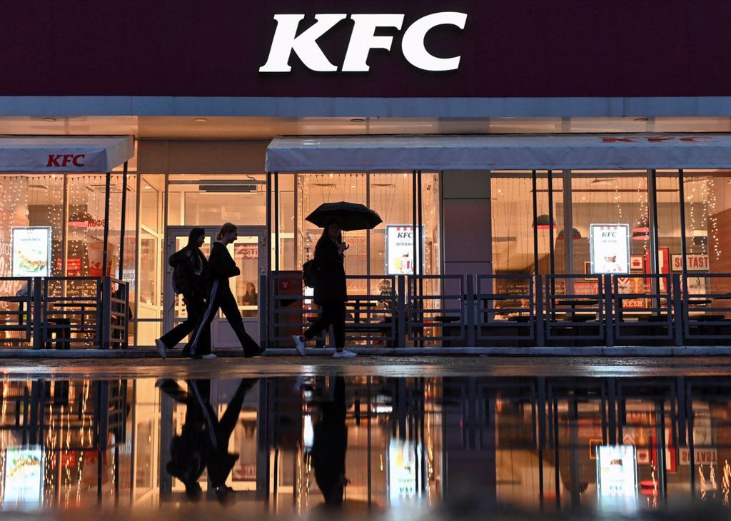 肯德基母公司将完全退出俄罗斯市场，原本的炸鸡店将另取新名。图/路透社(photo:ChinaTimes)