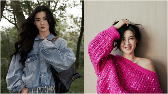 女星张柏芝近日在社群平台上晒出影片。（图／翻摄自张柏芝微博）