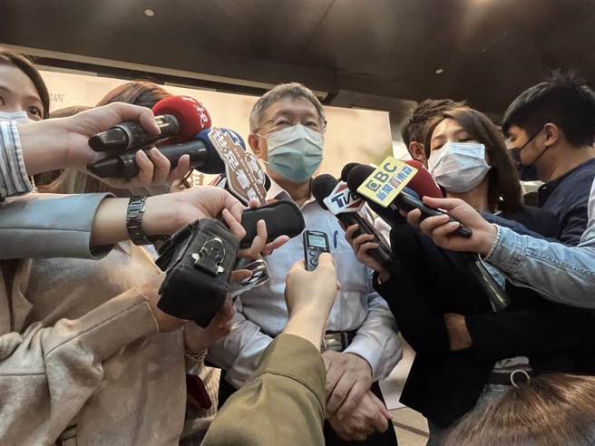 台北市長柯文哲表示，中美對抗局面，台灣如何找到定位，這是台灣必須面對的難題。（本報資料照片）