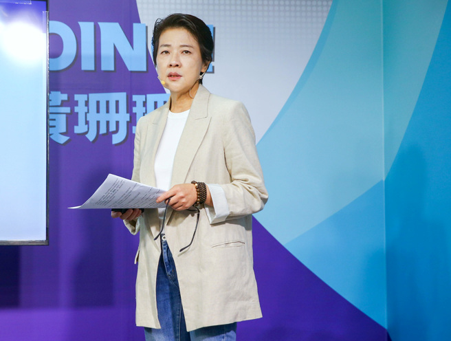 無黨籍台北市長候選人黃珊珊。（粘耿豪攝）