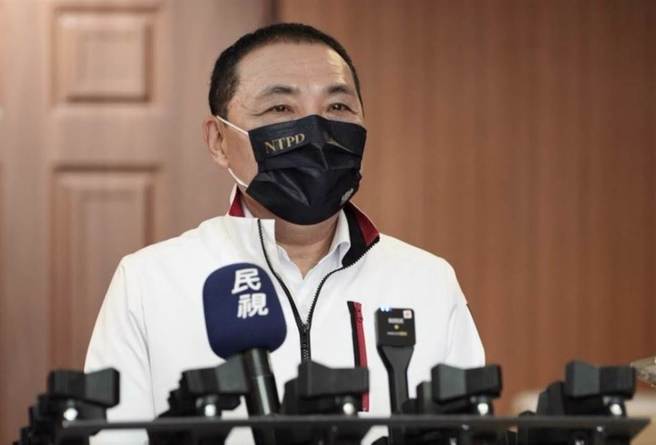 侯友宜表示，自己现在是在选新北市长，也早就规画2030新愿景工程。（李奇叡 摄）