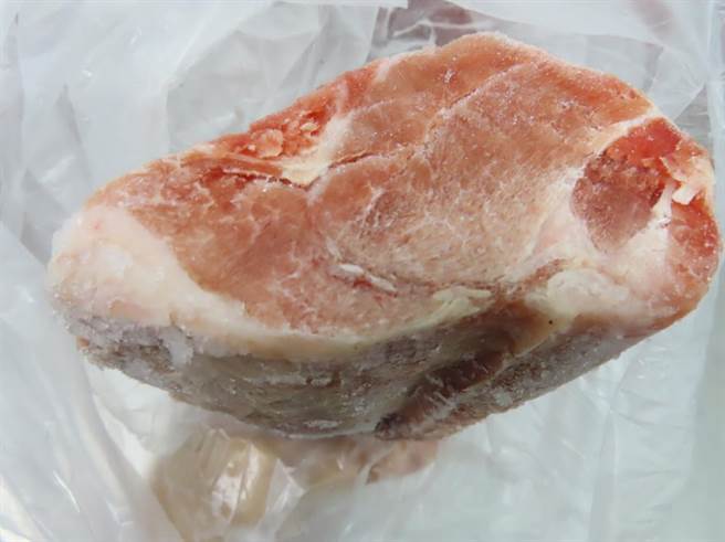從西班牙進口的豬肉，今被驗出含有動物用藥marbofloxacin違規。（食藥署提供）
