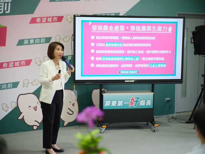 民进党屏东县长候选人周春米。(图取自周春米脸书)