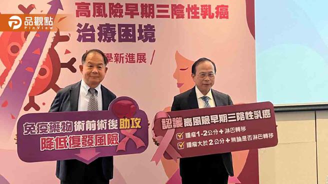 翻转高风险！早期三阴性乳癌靠免疫治疗防復发│高雄