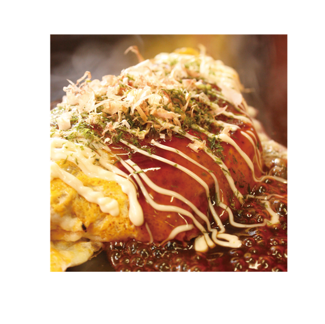 天母SOGO初登场，札幌炒麵明太子欧姆蛋烧麵 ，240元。（天母SOGO提供）