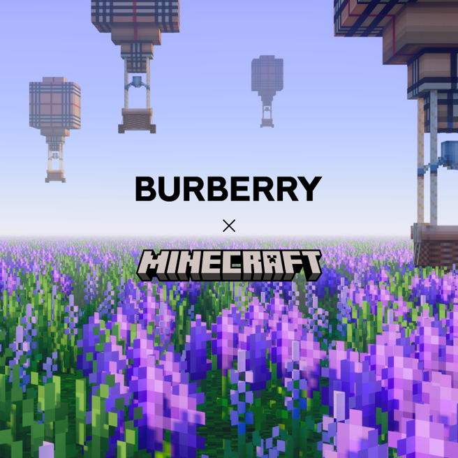 Burberry携手《Minecraft》，线上、线下推出各式合作项目。（Burberry提供）