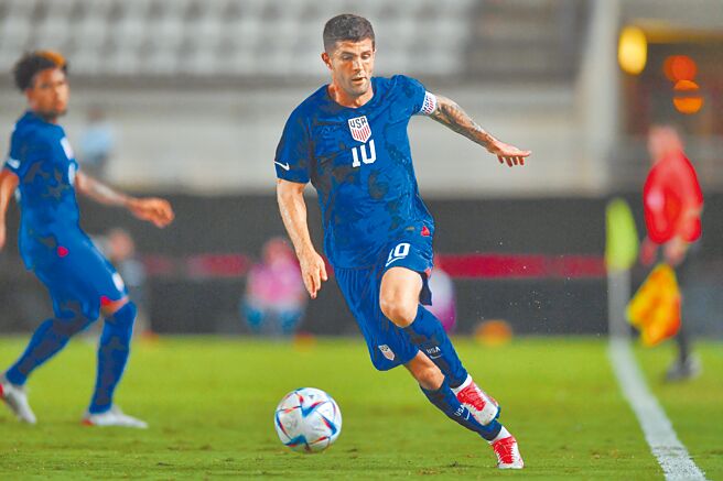 24岁的「美国队长」普利希克已经旅欧8年，在国家队出赛52场攻入21球。（美联社）