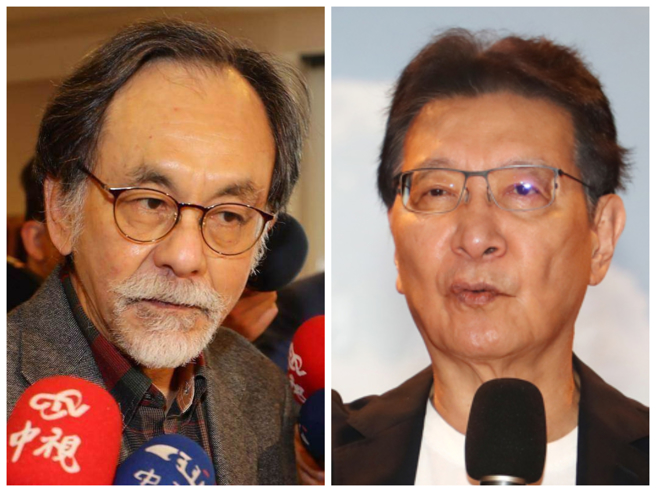 民进党前立委林浊水（左）日前点名中广董事长赵少康（右）有意选2024。（中时资料照合成，左季志翔摄，右刘宗龙摄）