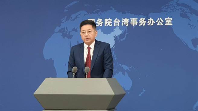 大陸國台辦發言人馬曉光。（藍孝威攝）