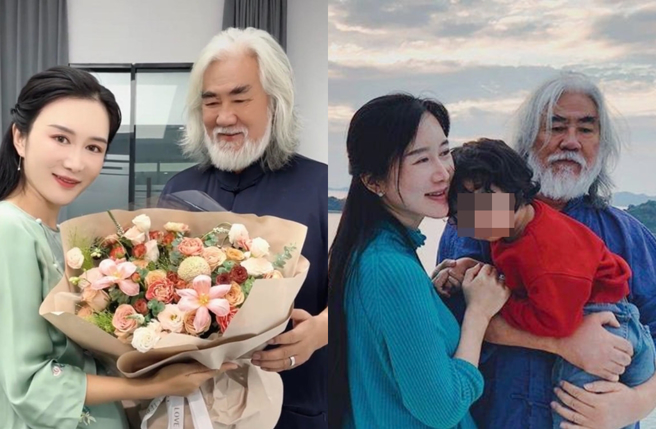 张纪中与小他31岁的杜星霖结婚5年。（图／翻摄鱼酱子饭糰自微博）