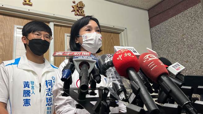 高市府發稿指稱，多項財政績效衝到全國第1名。對此，國民黨高雄市長候選人柯志恩今（26）日直說，數字只是表面，人民實質感受到薪資所得有提高，這比什麼都還要重要。（柯宗緯攝）