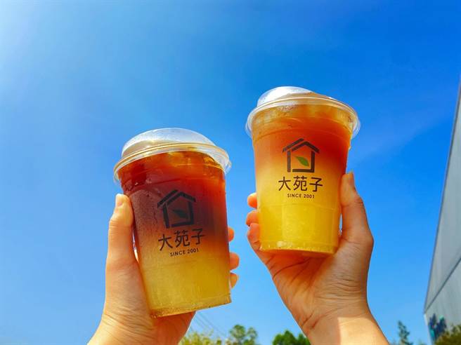 大苑子推出台湾鲜榨柳丁咖啡、鲜榨浓萃咖啡柳丁，售价均为90元，开卖首5日只要59元。（大苑子提供）