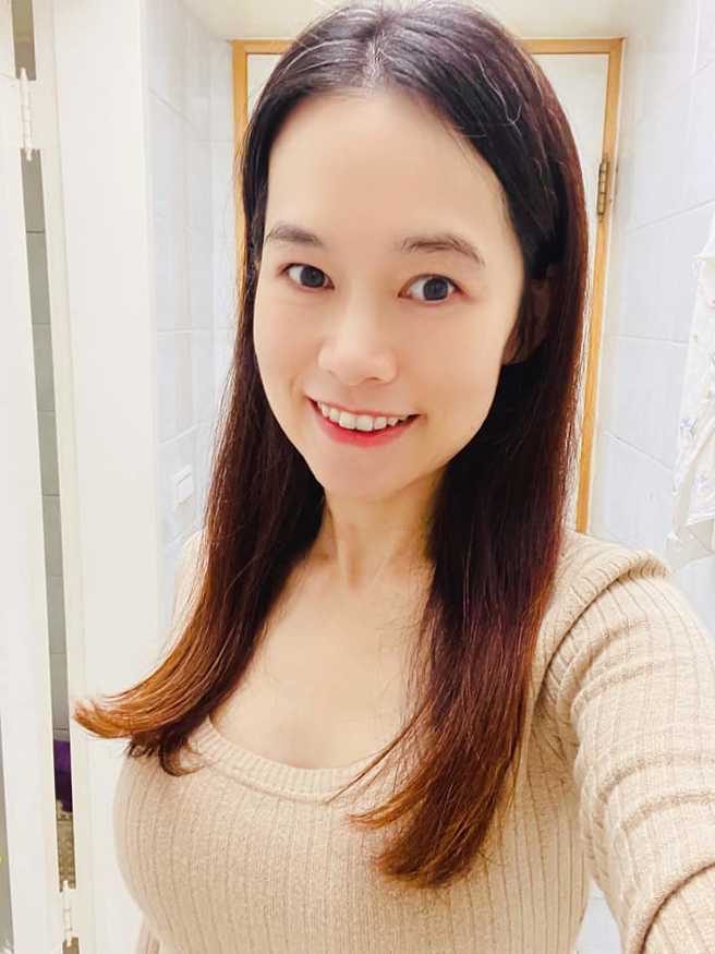 连昭慈戒掉坏习惯后，直言：「即使素顏双眼还是明亮有神。」（图／FB@连昭慈）