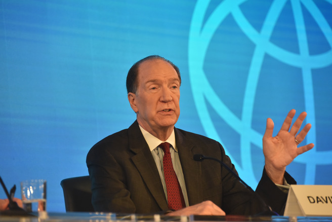 图为世界银行行长马尔帕斯（David Malpass）。（图/ 中新社）