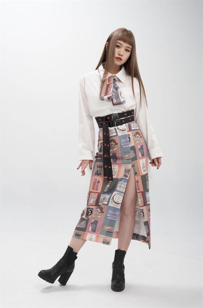 严正岚产后復出，在半年内瘦身成功。（海蝶音乐提供）