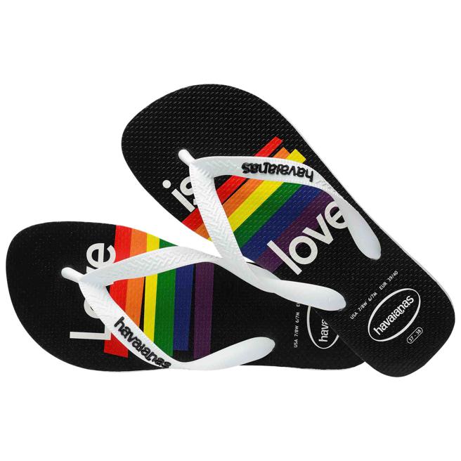 Havaianas哈瓦仕 Top Pride黑，1150元。（Havaianas哈瓦仕提供）