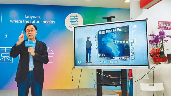 国民党桃园市长候选人张善政推出第2支竞选广告，以「桃园2030政见」为主轴，期盼打造桃园为亚洲智慧新都。（赖佑维摄）