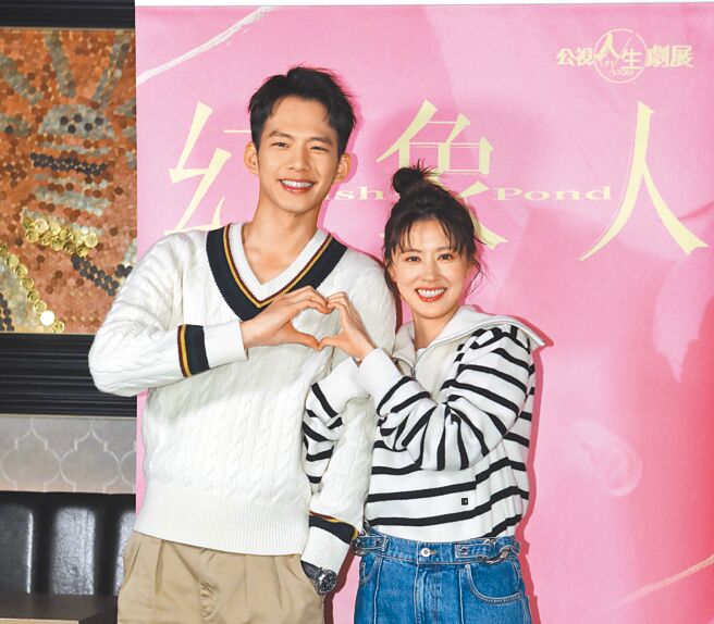 公視人生劇展《幻象人》演員吳念軒（左）、林予晞出席媒體茶敘。（公視提供）