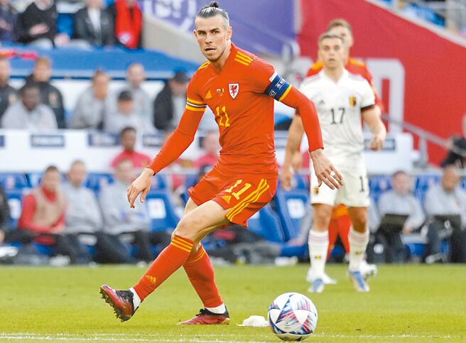 威尔斯队长贝尔率领红龙军团相隔64年重返世足赛。（路透）