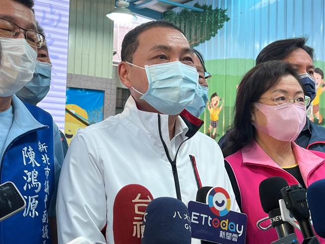 新北市長侯友宜表示，希望林佳龍身體保重，早日康復。（李奇叡攝）