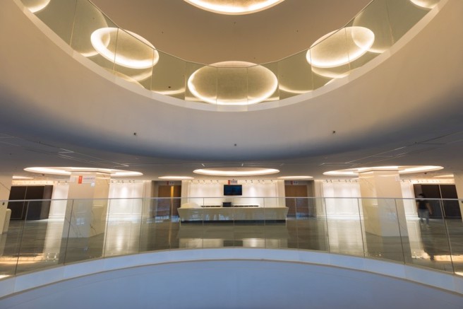 基隆表演艺术中心由内到外精心设计，要提供民眾更好的观赏体验。（图/基隆市政府文化局提供）