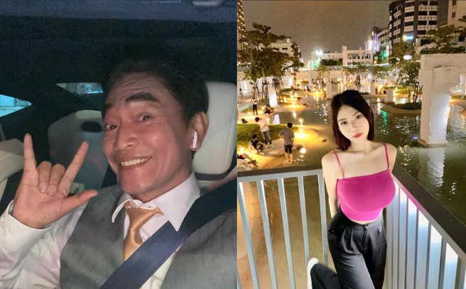 吴宗宪于节目结束后实现承诺，帮二垒妹牵线啦啦队。（图／吴宗宪脸书与江宛庭IG）