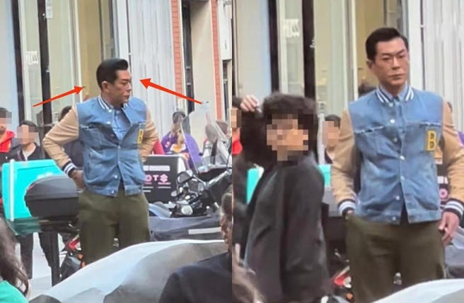 古天乐被民眾在伦敦野生捕获。（图／取自网易娱乐）