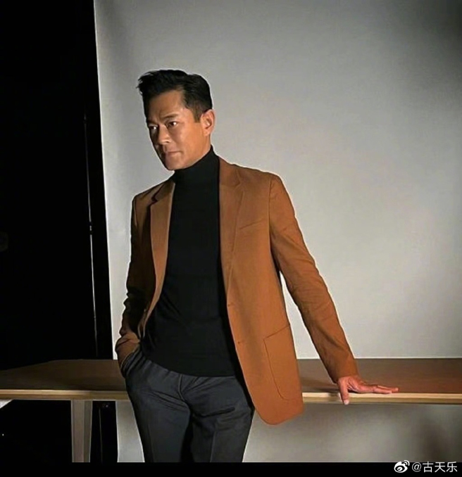 古天乐本月21日时曾晒近照，帅度依旧。（图／翻摄自古天乐微博）