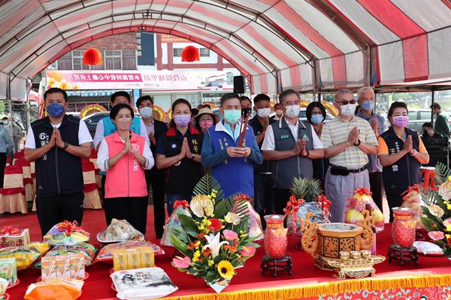 埔里镇水资源回收中心，27日举行动土仪式。（南投县政府提供／廖志晃南投传真）