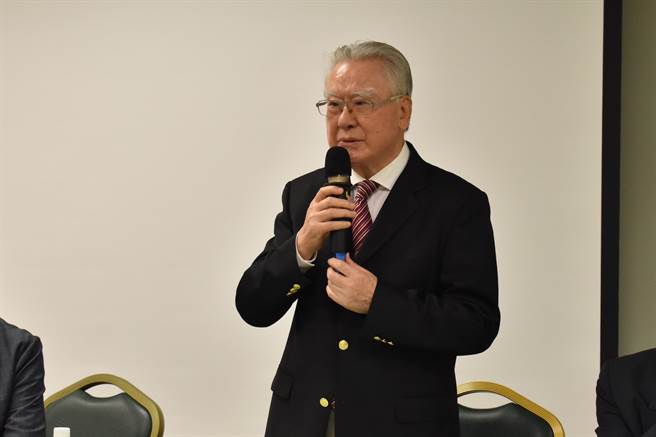 海基会前副董事长邱进益27日出席台北论坛活动。（陈冠宇摄）