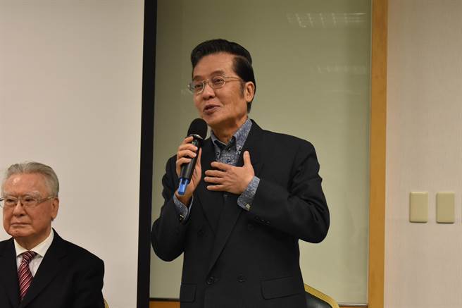 国民党前副秘书长张荣恭27日出席台北论坛活动。（陈冠宇摄）