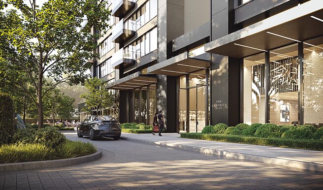 「宝辉THE SPRINGS」打造全新绿色奢华体验。（图为3D示意图）图／宝辉提供