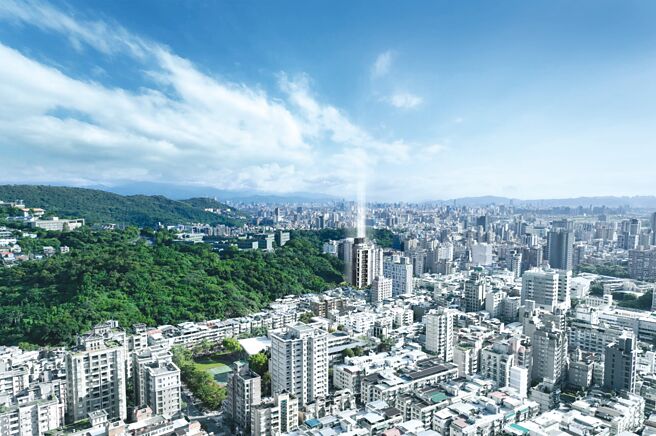 「璞园泊隐」实景3D合成示意图。图／业者提供