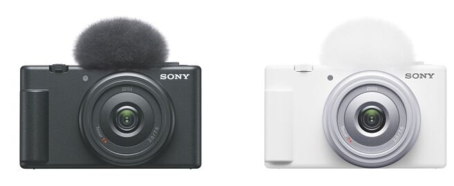 Sony ZV-1F预计近期在台上市，将推出单机与搭配GP-VPT2BT的轻影音手持握把组合，售价未定。（Sony提供）