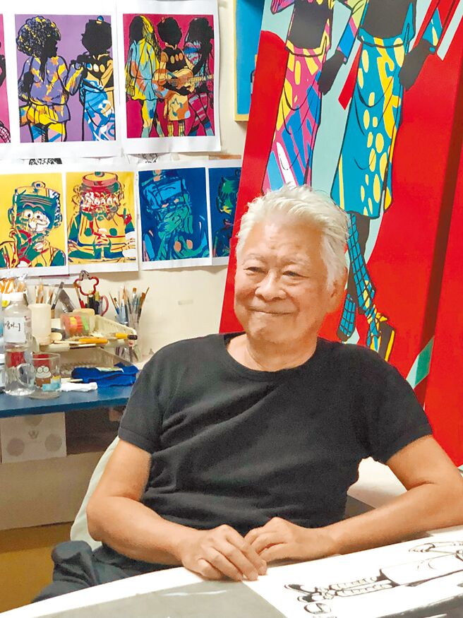 创作不懈的老夫子二代王泽。（老夫子哈媒体提供）