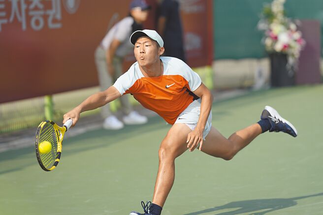 台湾小将曾俊欣获得ATP新生代年终赛门票。（美联社）