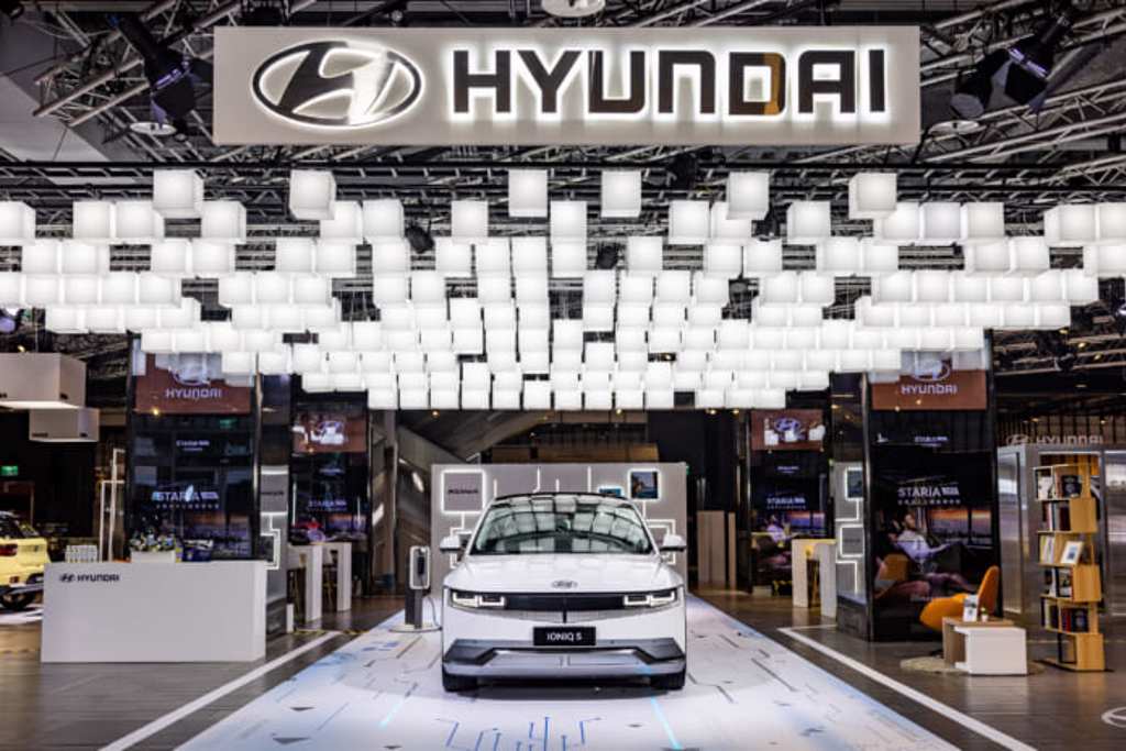 HYUNDAI汽車領馭未來品牌展即日起於三創生活園區開展。（南陽實業提供）