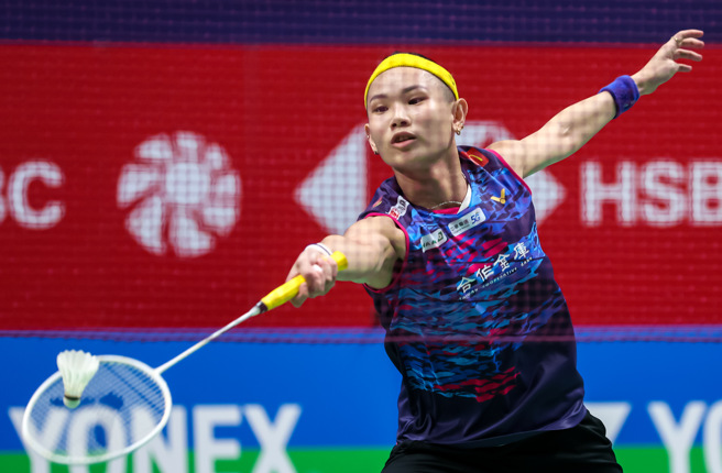 戴资颖晋级法国羽球公开赛女单4强。（Badminton Photo提供）