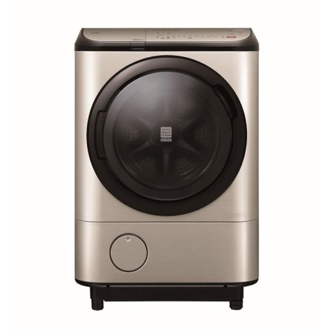 HITACHI日本原装进口12.5kg洗脱烘滚筒洗衣机。（新光三越提供）